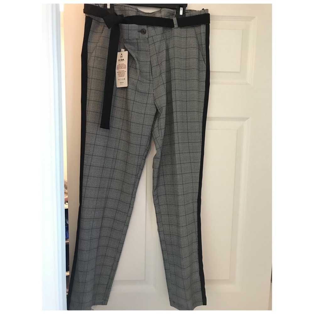 Long plaid pants